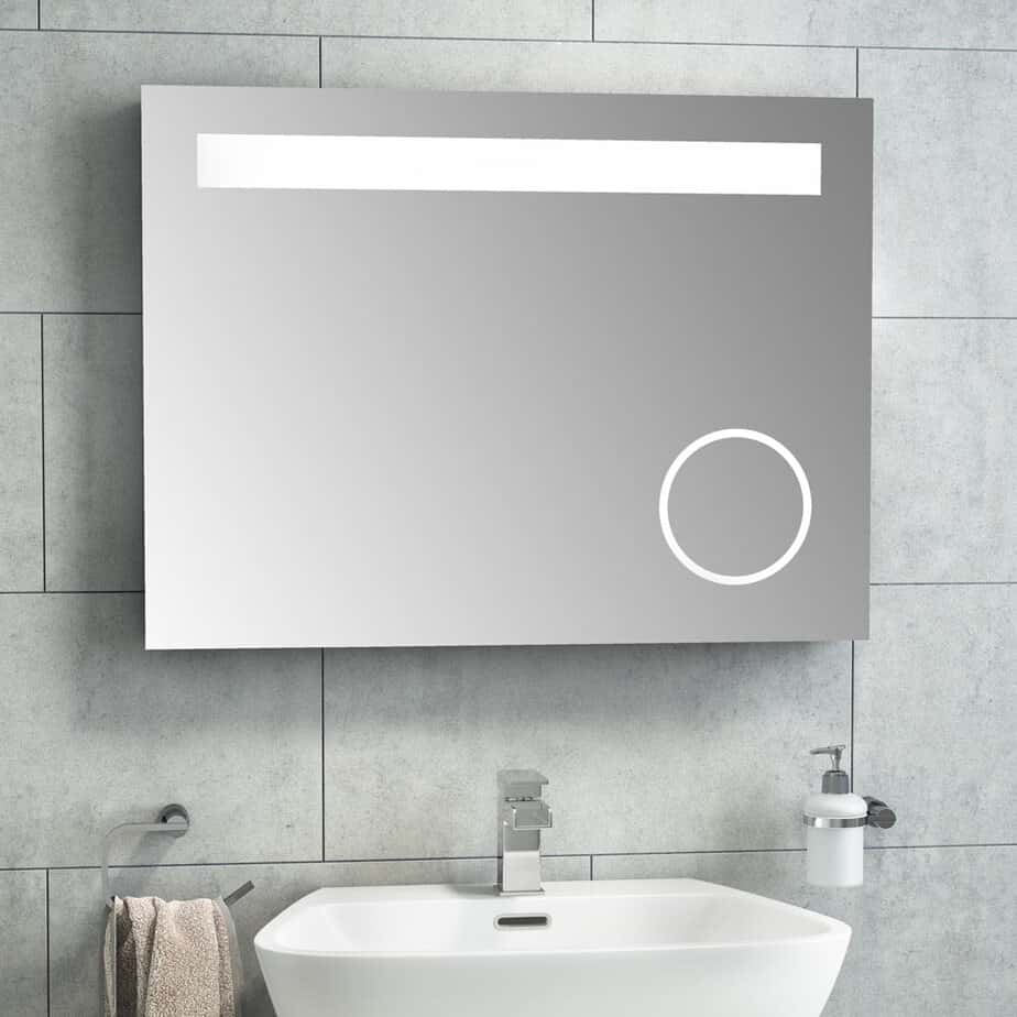 Infrarood spiegel in de badkamer